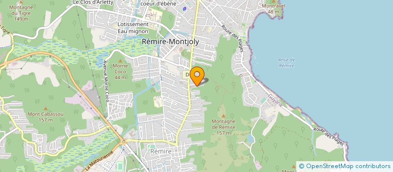 localisation de l'entreprise MADAME ELISE NORMANT  REMIRE MONTJOLY