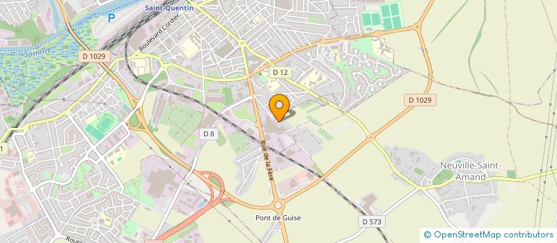 localisation de l'entreprise MADAME ELISE ODUL  SAINT-QUENTIN