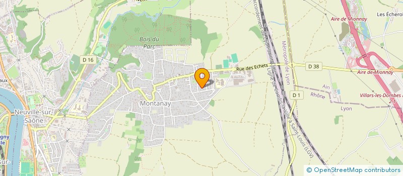 localisation de l'entreprise MADAME ELISE OGIER  MONTANAY