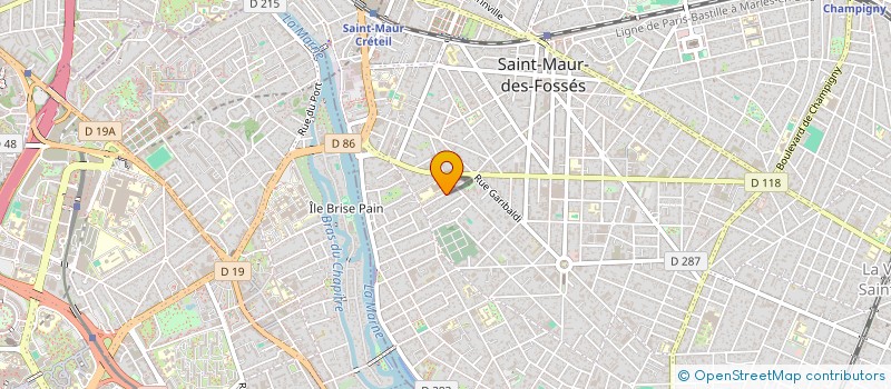 localisation de l'entreprise MADAME ELISE ORLOVIC à SAINT-MAUR-DES-FOSSES