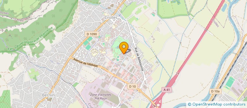 localisation de l'entreprise MADAME ELISE OTERO  CROLLES