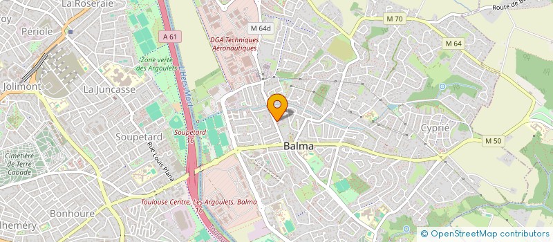 localisation de l'entreprise MADAME ELISE OZANNE  BALMA