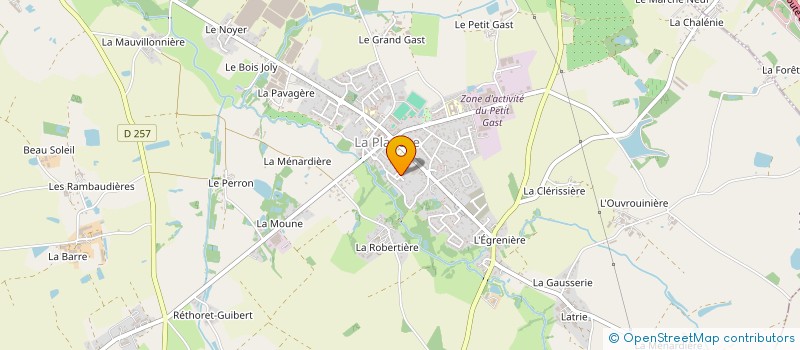 localisation de l'entreprise MADAME ELISE PAILLER  MONTAIGU-VENDEE