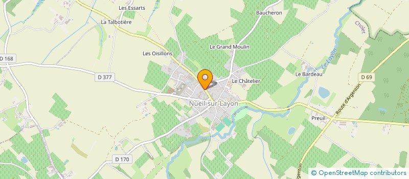 localisation de l'entreprise MADAME ELISE PAJOUX à LYS-HAUT-LAYON