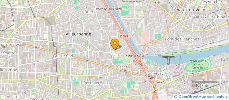 localisation de l'entreprise MADAME ELISE PAULINE MARIE SAUREL  VILLEURBANNE