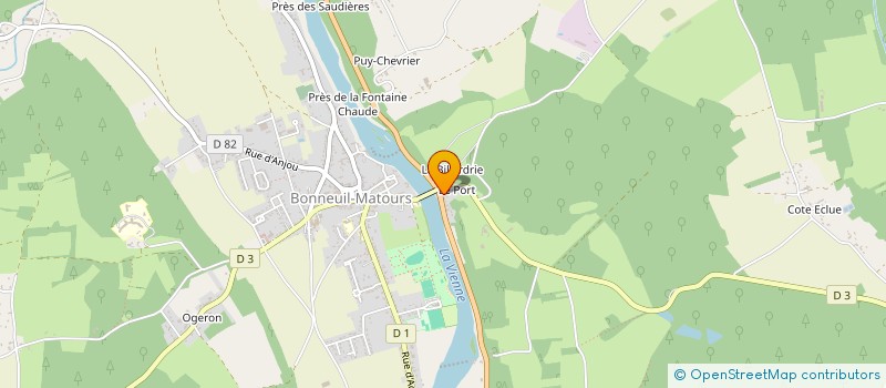 localisation de l'entreprise MADAME ELISE PECHOUX  BONNEUIL-MATOURS