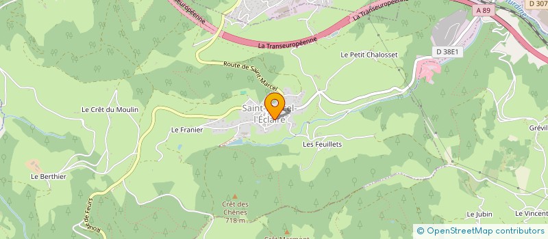 localisation de l'entreprise MADAME ELISE PELISSIER  SAINT-MARCEL-L'ECLAIRE