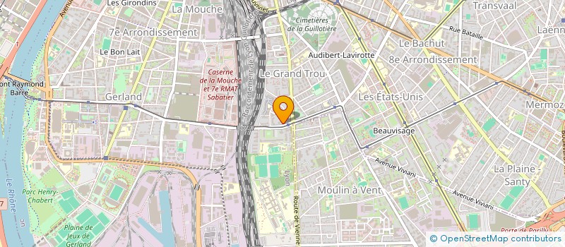 localisation de l'entreprise MADAME ELISE PELIZZARI  LYON