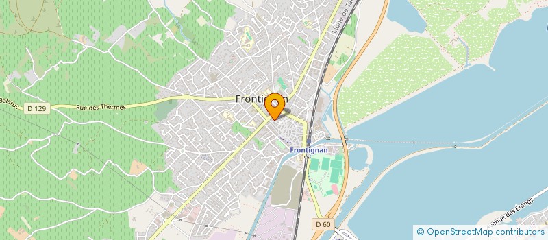 localisation de l'entreprise MADAME ELISE PELTIER à FRONTIGNAN