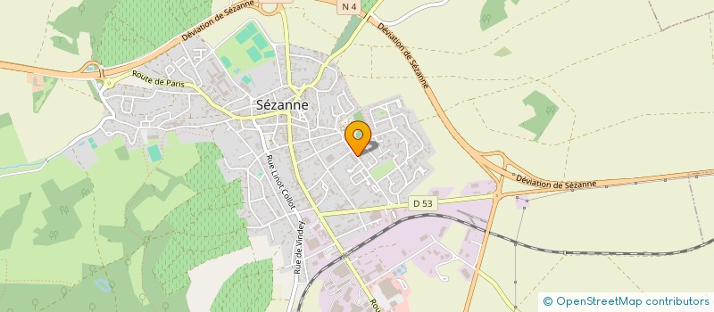 localisation de l'entreprise MADAME ELISE PERRIN à SEZANNE