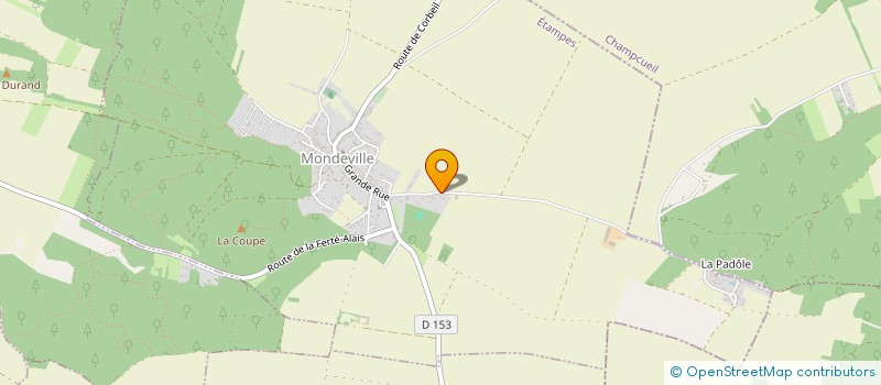 localisation de l'entreprise MADAME ELISE PESCHEUX  MONDEVILLE