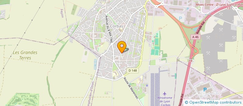 localisation de l'entreprise MADAME ELISE PETIT à CORBAS