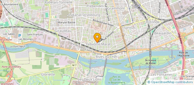 localisation de l'entreprise MADAME ELISE PIERRE  TOURS