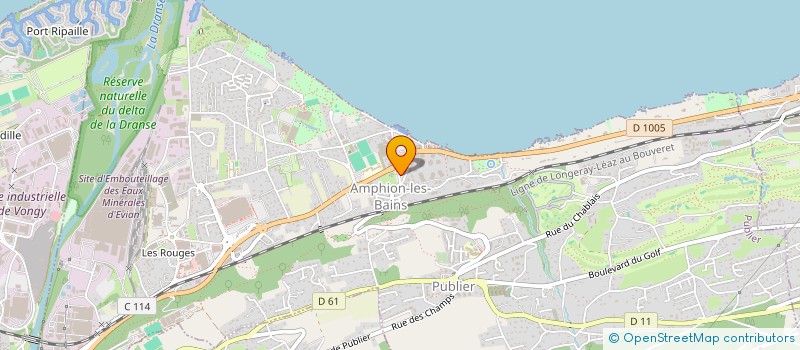 localisation de l'entreprise MADAME ELISE PINGET  PUBLIER