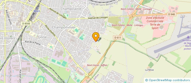 localisation de l'entreprise MADAME ELISE PITOL  NIORT