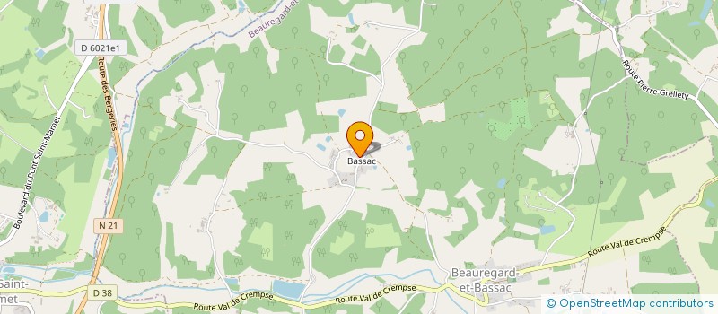 localisation de l'entreprise MADAME ELISE POLETZ  BEAUREGARD ET BASSAC