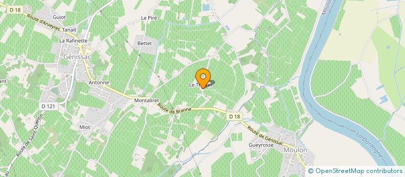 localisation de l'entreprise MADAME ELISE POLINUS  GREZILLAC