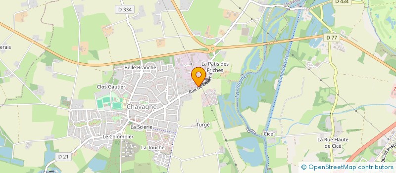 localisation de l'entreprise MADAME ELISE POLLET  CHAVAGNE