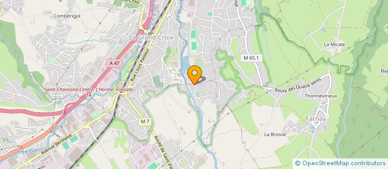 localisation de l'entreprise MADAME ELISE PONS  SAINT-PAUL-EN-JAREZ