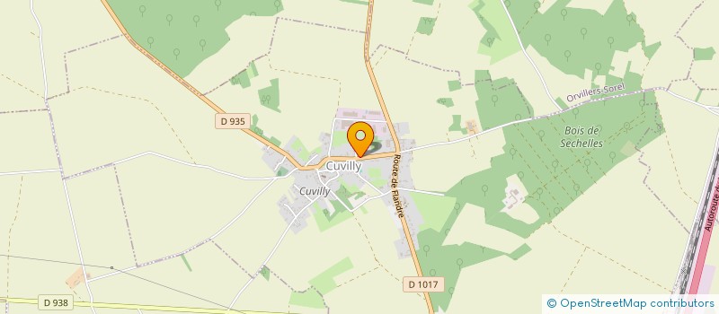 localisation de l'entreprise MADAME ELISE POPPE  CUVILLY