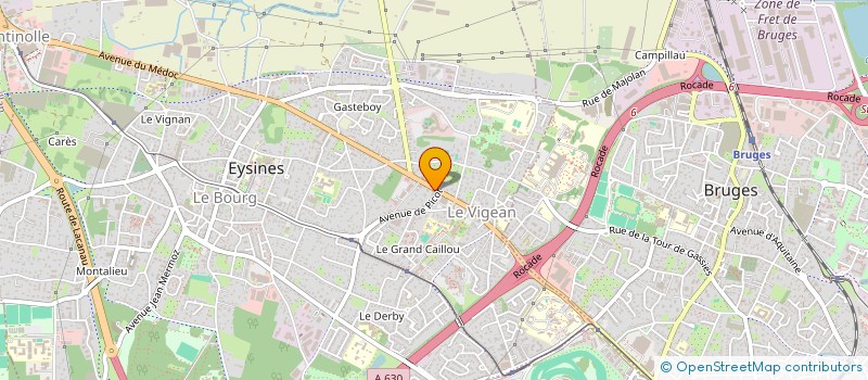 localisation de l'entreprise MADAME ELISE PORFILET  PESSAC