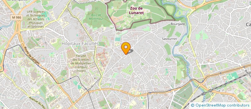 localisation de l'entreprise MADAME ELISE POUILLY à MONTPELLIER