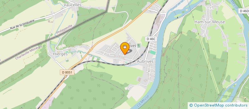 localisation de l'entreprise MADAME ELISE POULAIN  AUBRIVES