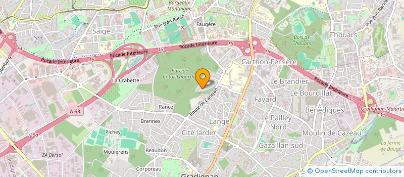 localisation de l'entreprise MADAME ELISE POULIQUEN  GRADIGNAN