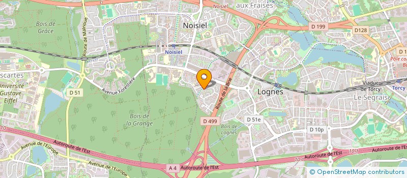 localisation de l'entreprise MADAME ELISE POUPINET à LOGNES
