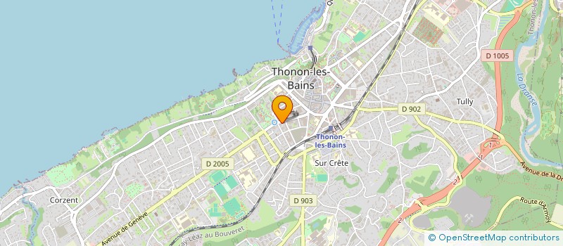 localisation de l'entreprise MADAME ELISE PREMAT à THONON-LES-BAINS