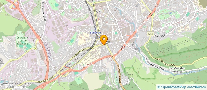 localisation de l'entreprise MADAME ELISE PRUD'HOMME  SAINT-ETIENNE