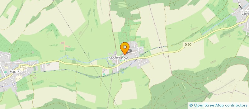 localisation de l'entreprise MADAME ELISE PRUNIER  MONTENOY