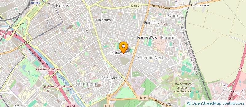 localisation de l'entreprise MADAME ELISE QUENTIN  REIMS