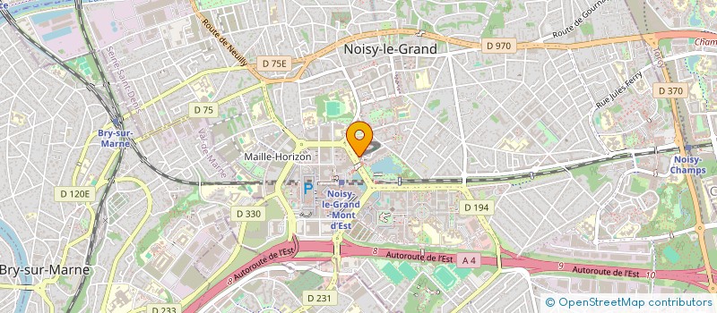 localisation de l'entreprise MADAME ELISE QUERON  NOISY-LE-GRAND