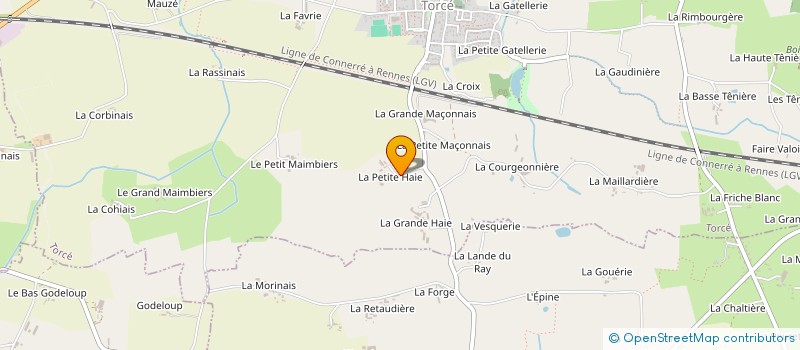 localisation de l'entreprise MADAME ELISE RAGAINE  TORCE