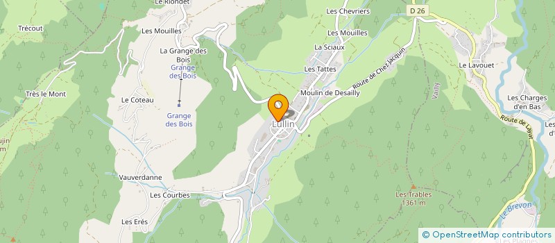 localisation de l'entreprise MADAME ELISE RAISON  LULLIN