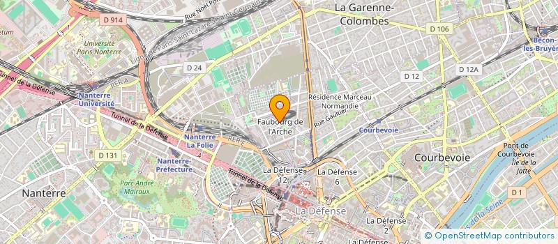localisation de l'entreprise MADAME ELISE RANAIVO à COURBEVOIE