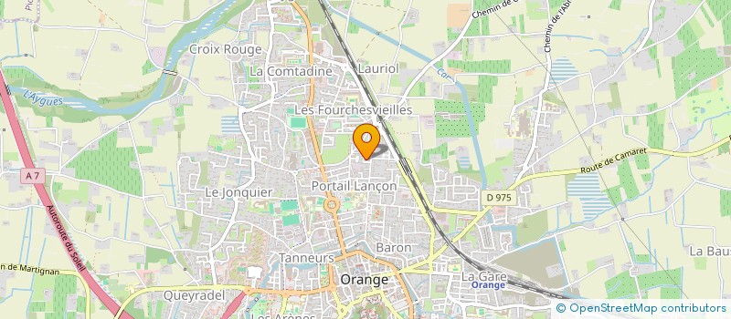 localisation de l'entreprise MADAME ELISE RAYNAUD à ORANGE