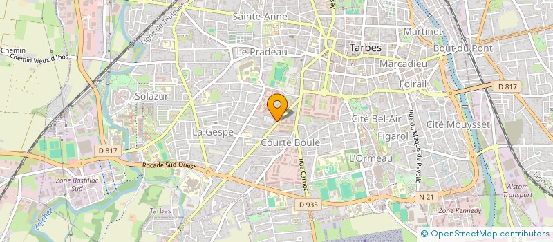 localisation de l'entreprise MADAME ELISE REGNAULT  TARBES