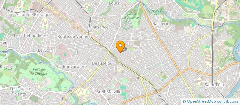 localisation de l'entreprise MADAME ELISE REGRENY à NANTES