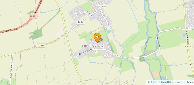 localisation de l'entreprise MADAME ELISE REINERT  COIN-LES-CUVRY