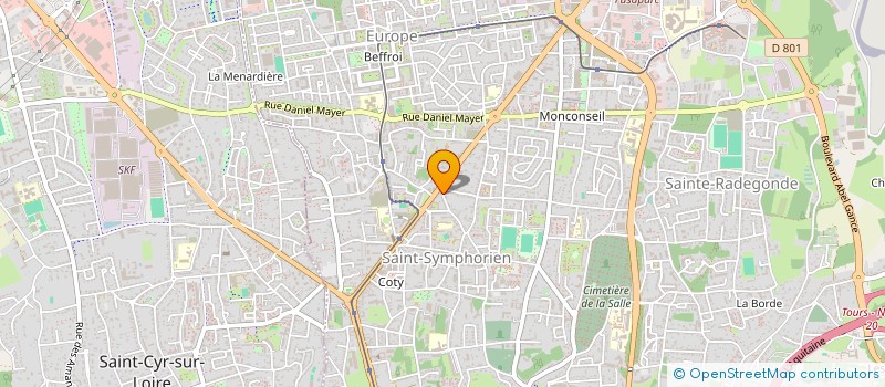 localisation de l'entreprise MADAME ELISE RENARD  TOURS