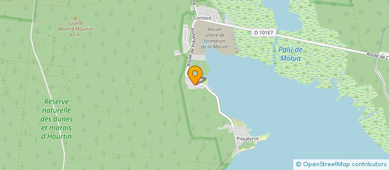 localisation de l'entreprise MADAME ELISE RENAUD  HOURTIN