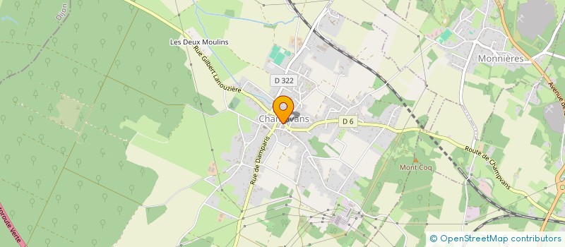 localisation de l'entreprise MADAME ELISE RENEE MARIE HARANT  CHAMPVANS