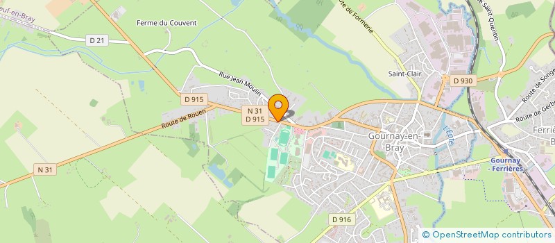 localisation de l'entreprise MADAME ELISE RENIER  GOURNAY-EN-BRAY