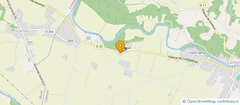 localisation de l'entreprise MADAME ELISE REYNAUD  CALMONT