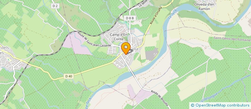 localisation de l'entreprise MADAME ELISE RICHARD  BROUILLA