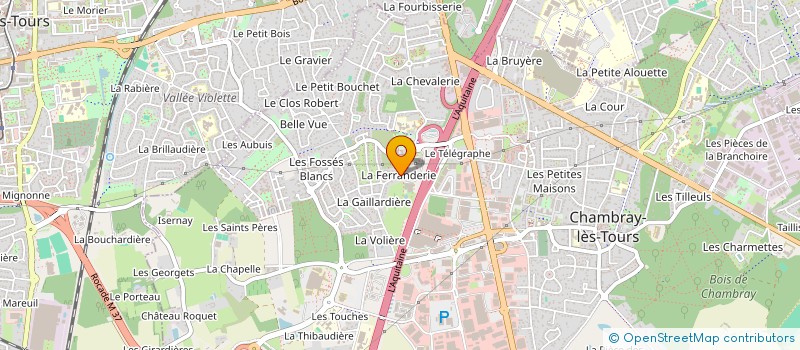 localisation de l'entreprise MADAME ELISE RICHON  CHAMBRAY-LES-TOURS