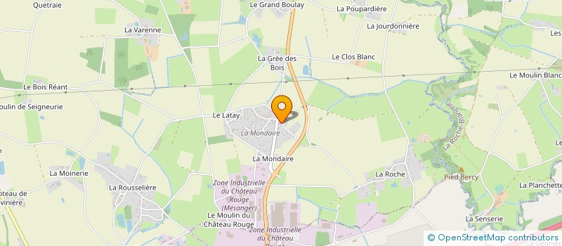 localisation de l'entreprise MADAME ELISE ROBERT  MESANGER