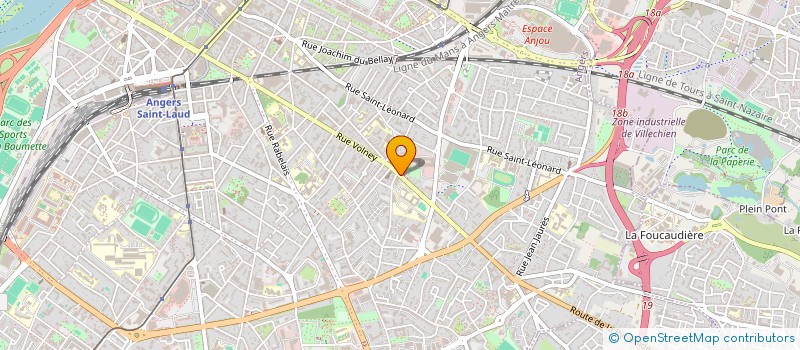 localisation de l'entreprise MADAME ELISE ROCHARD à ANGERS